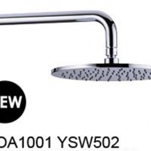 Round Shower Head With Arm  (250mm)