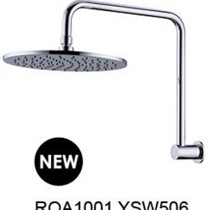 Round Shower Head With Swivel Arm (250mm)