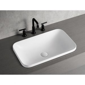 MILAN Semi-Inset Rectangular Basin