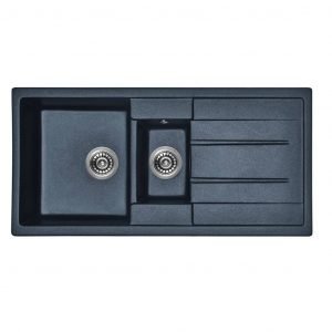 ARIES BLACK GRANITE SINK 1000x500x200MM