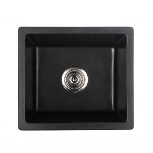 ARIES BLACK GRANITE SINK 460X410X220MM