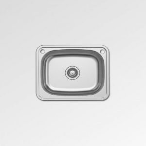 "35L Silk Finish Inset Laundry Trough 555x455x220mm"