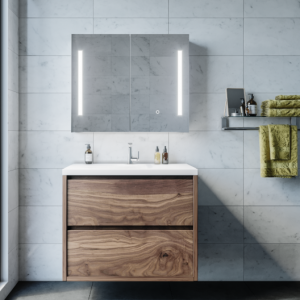AMBER LED SHAVING CABINET