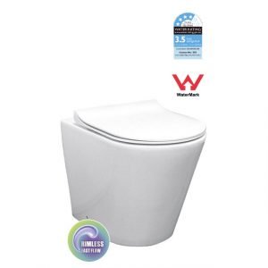 Floor RIMLESS Pan+ In-wall GEBERIT Sigma 8  Cistern + Flush Plate