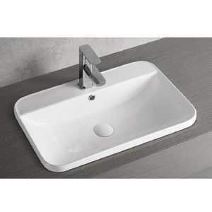 VENICE Semi-Insert Rectangular Basin