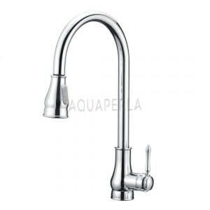 Vintage Pull Out Kitchen Sink Mixer Tap