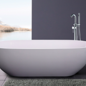 STELLA MATT WHITE FREESTANDING BATHTUB