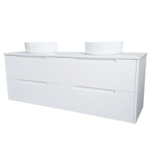 Verona Wall Hung Matte White Vanity