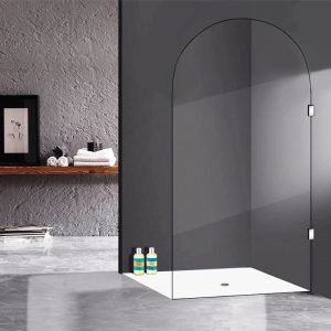 Milano Arched Frameless Shower Panel