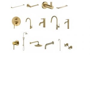 Brushed Brass Gold Bathroom Package- SAVE UP TO- 40%