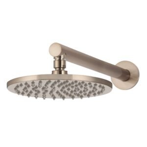 Round Wall Shower, 200mm rose, 400mm arm