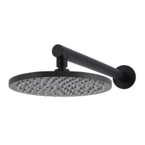 Round Wall Shower, 200mm rose, 400mm arm
