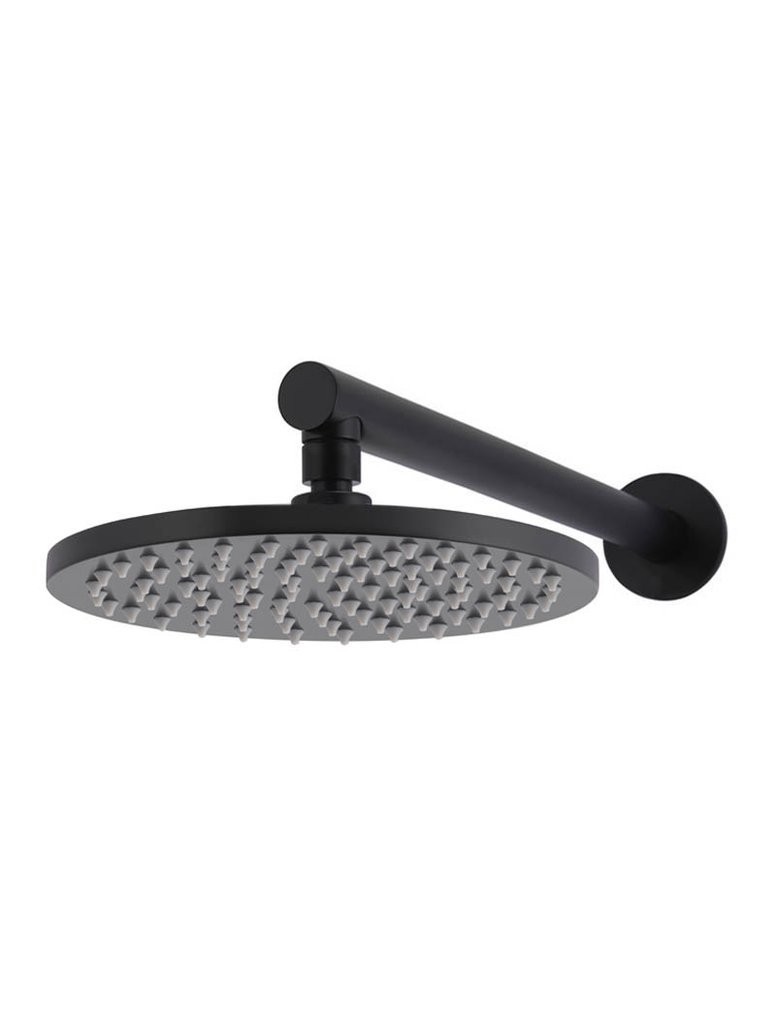Round Wall Shower, 200mm rose, 400mm arm