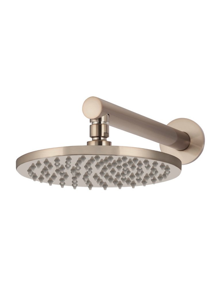 Round Wall Shower, 200mm rose, 300mm arm