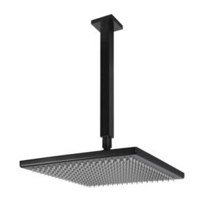 Square Ceiling Shower 300mm rose, 200mm dropper