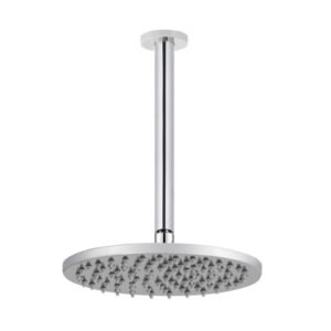 Round Ceiling Shower 200mm rose, 300mm dropper