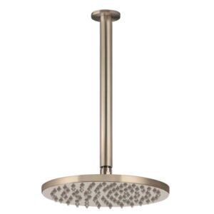 Round Ceiling Shower 200mm rose, 300mm dropper