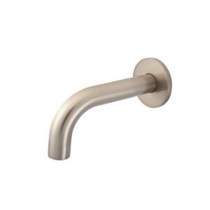 Round Curved Basin Wall Spout 130mm