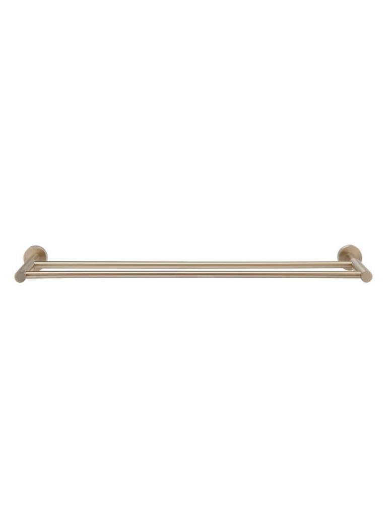 Round Double Towel Rail 600mm - Image 2