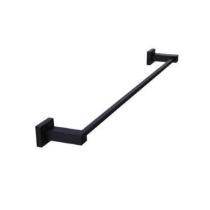 Square Single Towel Rail 600mm