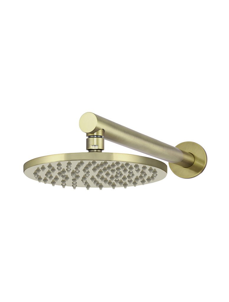Round Wall Shower 200mm rose, 400mm arm