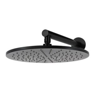 Round Wall Shower 300mm rose, 400mm arm