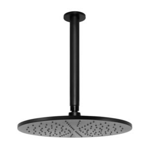 Round Ceiling Shower 300mm rose, 300mm dropper
