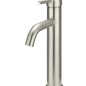 Round Tall Curved Basin Mixer