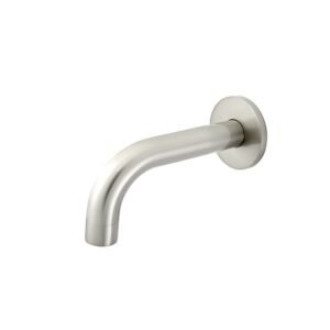 Round Curved Basin Wall Spout 130mm