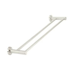 Round Double Towel Rail 600mm