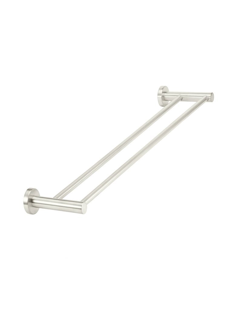 Round Double Towel Rail 600mm