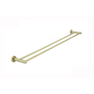 Round Double Towel Rail 900mm