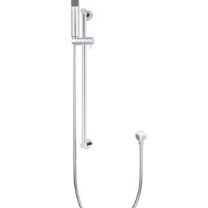 Round Shower on Rail Column