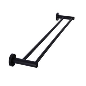 MEIR ROUND DOUBLE TOWEL RAIL