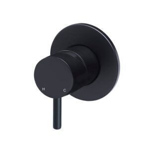 MEIR ROUND WALL MIXER SHORT PIN-LEVER