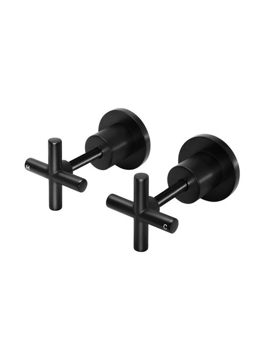 MEIR ROUND CROSS HANDLE JUMPER VALVE WALL TOP ASSEMBLIES