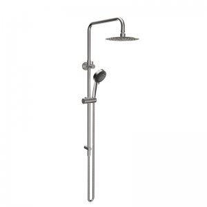 ELLE STAINLESS STEEL TWIN SHOWER WITH RAIL