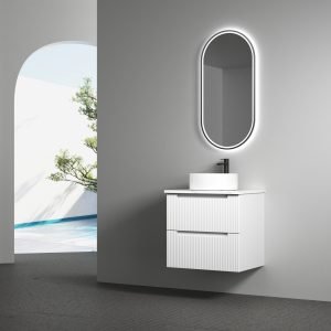 OVAL 450X900MM LED MIRROR