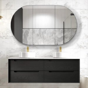 BYRON BLACK OAK VANITY