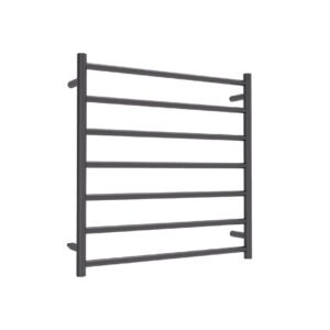 7 BAR HEATED TOWEL RAIL MATTE BLACK