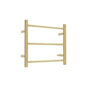 3 BAR HEATED TOWEL RAIL BRUSHED BRASS