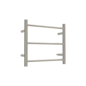 3 BAR HEATED TOWEL RAIL BRUSHED NICKEL