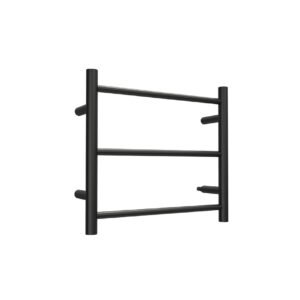 3 BAR HEATED TOWEL RAIL MATTE BLACK