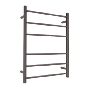 6 BAR HEATED TOWEL RAIL GUN METAL