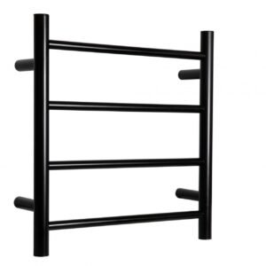4 BAR HEATED TOWEL RAIL MATTE BLACK