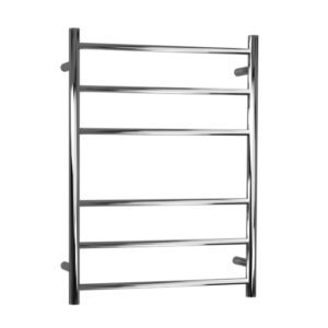 6 BAR HEATED TOWEL RAIL CHROME