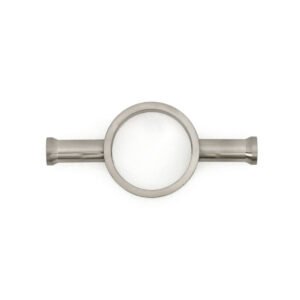 RING HOOK FOR VERTICAL RAILS BRUSHED NICKEL