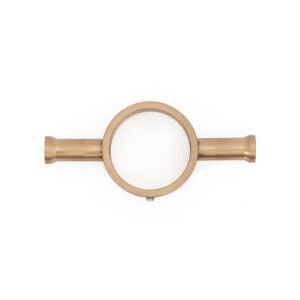 RING HOOK FOR VERTICAL RAILS CHAMPAGNE