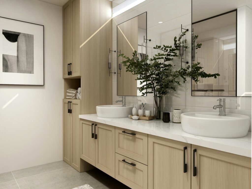 Custom Bathroom Cabinetry