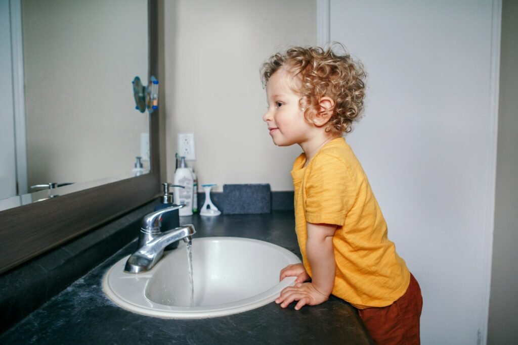 Child-Friendly Bathroom Vanity